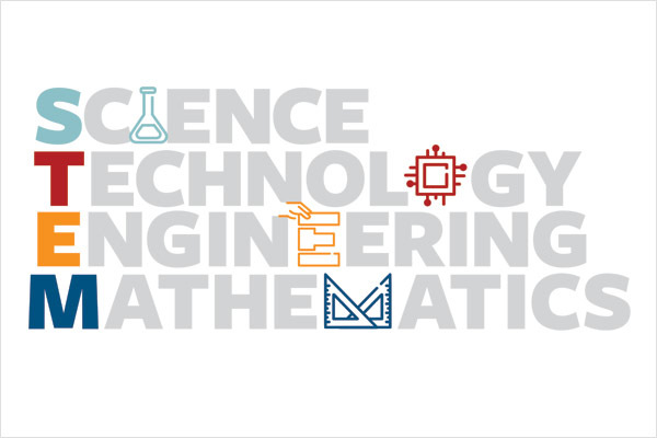 A graphic design treatment of STEM: Science Technology Engineering Mathematics